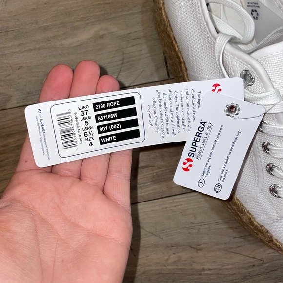 Superga 2790 Rope Sneakers size 6.5 women’s / EU 37 - Picture 2 of 5